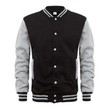 AIDASE  -  Spring Autumn Men's Pilot Bomber Couple Baseball Jacket University Varsity Solid Color Casual Korean Clothes aidase-shop