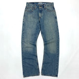 Aidase Boot Cut Denim Men Jeans Distressed Old Heavy Washed Pants for Youth Retro Amekaji American Style Loose Male Full Long Trousers