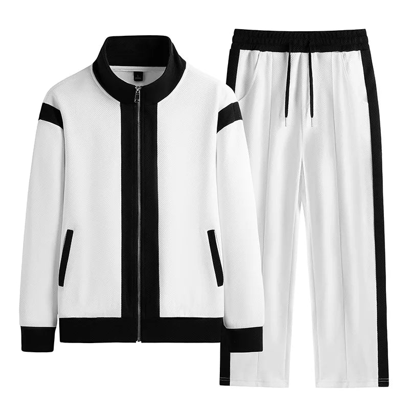 Aidase 2024 Baseball Korean Sportswear Suit Men's Jacket and Trousers Two-piece Jogging Running Sets Fashion Top Quality Tracksuit aidase-shop