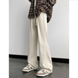 Aidase Spring Corduroy Pants Men Fashion Beige Black Flared Pants Men Street wear Korean Loose Casual Wide Leg Pants Men Trousers M-2XL aidase-shop