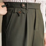 Aidase High Quality Trousers Pant For Man 2023 Office Trouser Men Business Casual Pant British Social Club Outfits Pantalones Hombre aidase-shop