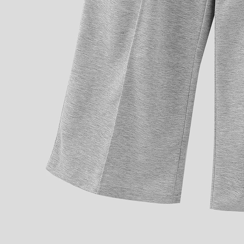 AIDASE  -  Men Pants Solid Color Drawstring Joggers Casual Long Pants Men 2025 Streetwear Loose Workout Fashion Male Trousers S-5XL aidase-shop