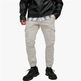 AIDASE  -  Men Casual Multi Pocket Cargo Tapered Pants Stylish Streetwear aidase-shop