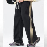 Aidase Striped Men's Summer Thin Section Quick Dry Loose Casual Outdoor Trousers Loose Fit Pants Sport aidase-shop