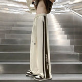 Aidase Man Sports Pants Thin Trousers Striped Straight Summer Xxxl Loose Sport Korean Popular Clothes Y2k Baggy Gym Sweatpants for Men aidase-shop