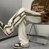 Aidase Y2K Star Sweatpants Men Black Sports Pants Wide Leg Trousers Male Japanese Streetwear Hip Hop Graphic Loose Casual aidase-shop