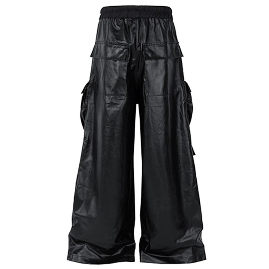 Aidase Baggy Cargo Pants RO Style Luxury Designer Loose Straight Pants Men Black Pants Multi Pockets Fashion Pants Trousers aidase-shop