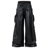 Aidase Baggy Cargo Pants RO Style Luxury Designer Loose Straight Pants Men Black Pants Multi Pockets Fashion Pants Trousers aidase-shop