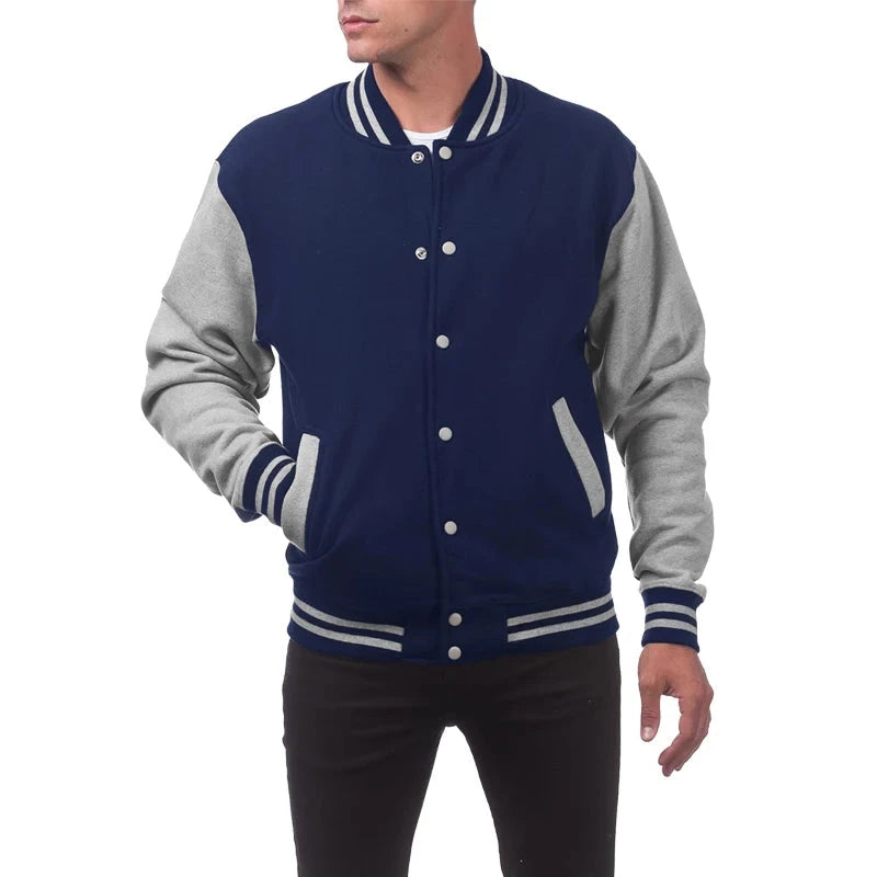 AIDASE  -  Spring Autumn Men's Pilot Bomber Couple Baseball Jacket University Varsity Solid Color Casual Korean Clothes aidase-shop