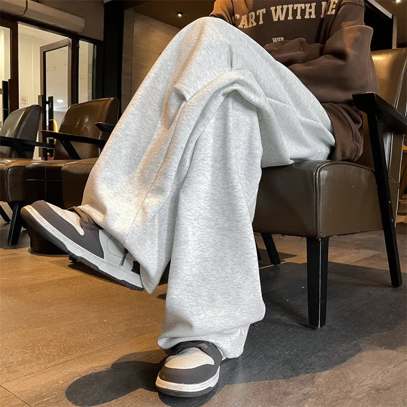 Aidase Gray Sweatpants Parachute for Men Autumn Baggy Sports Pants Trousers Male Joggers Streetwear Sportswear Outdoor Casual