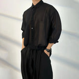 AIDASE  -  Mens Shirt Transparent Sheer Sexy Long Sleeved Shirt Summer Casual Personality Breathable Quick Drying Top Men's Clothing aidase-shop