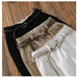 AIDASE  -  New Men's clothing, Japanese workwear, pants, versatile, loose fit, youth heavyweight casual workwear, men's pants aidase-shop