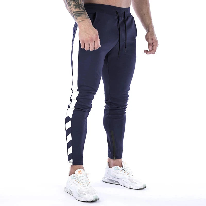 AIDASE  -  Men Joggers Casual Pants Fitness Men Sportswear Tracksuit Bottoms Skinny Sweatpants Trousers Black Gyms Jogger Track Pants aidase-shop