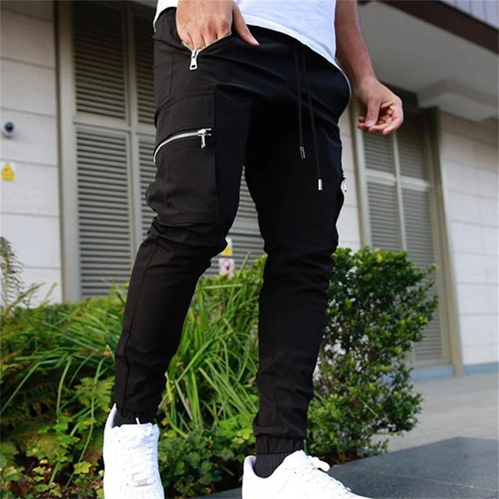 Aidase Casual Cargo Pants Men Hip Hop Streetwear Jogger Pant Fashion Trousers Multi-Pocket Casual Joggers Sweatpants Men Pants aidase-shop