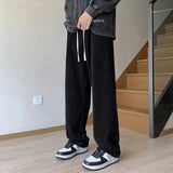 AIDASE  -  Men's Spring and Summer High Street Drooping Sports Sweatpants Trendy Brand Men and Women Straight Versatile Casual Trousers Men