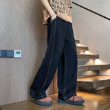 AIDASE  -  American Style Male Jeans Trendy Loose Casual Versatile Straight Trousers 2025 New Fashion Handsome Denim Pants 21E6610 aidase-shop