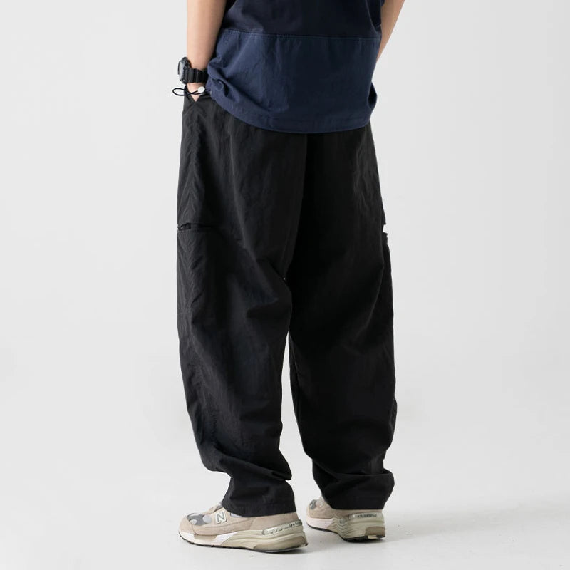 Aidase Techwear Parachute Pants for Men Summer Outdoor Waterproof Tactical Cargo Trousers Male Korean Streetwear Loose Casual aidase-shop