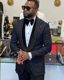 Aidase Unique Latest Classic Mens Suit One Button Tailor-Made Two-Pieces Jacket Pants Designer Formal Occasion Costume Made aidase-shop