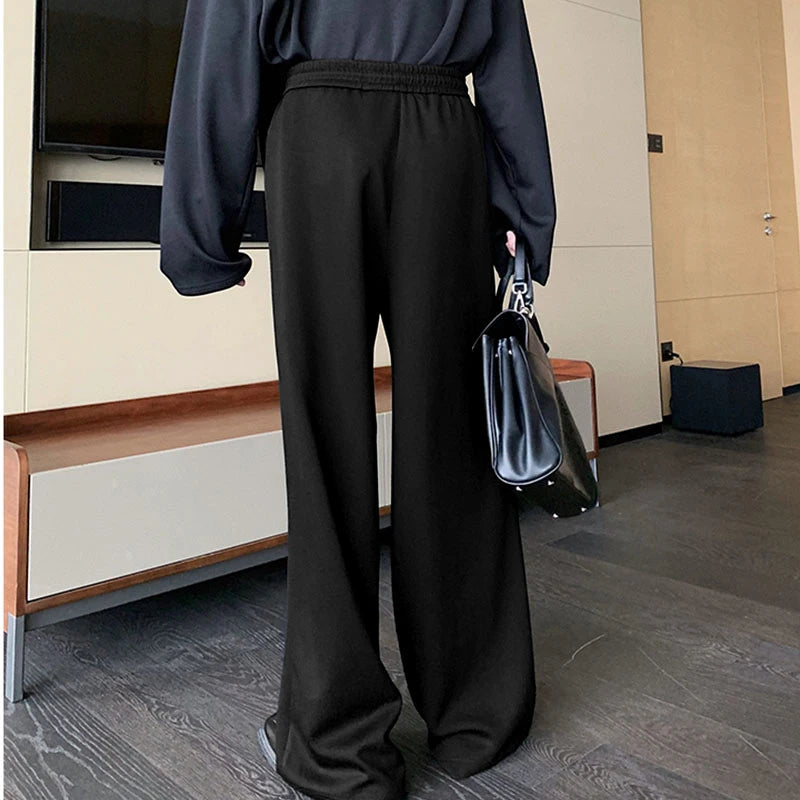 AIDASE  -  Men Pants Solid Color Drawstring Joggers Casual Long Pants Men 2025 Streetwear Loose Workout Fashion Male Trousers S-5XL aidase-shop