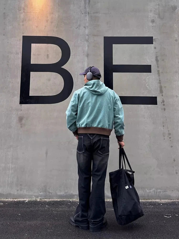 AIDASE  -  Y2K Retro Gothic Zip Hoodie Coat Y2K Retro Streetwear Loose Harajuku Casual Fashion Street Men Clothing Jacket Top Winter aidase-shop