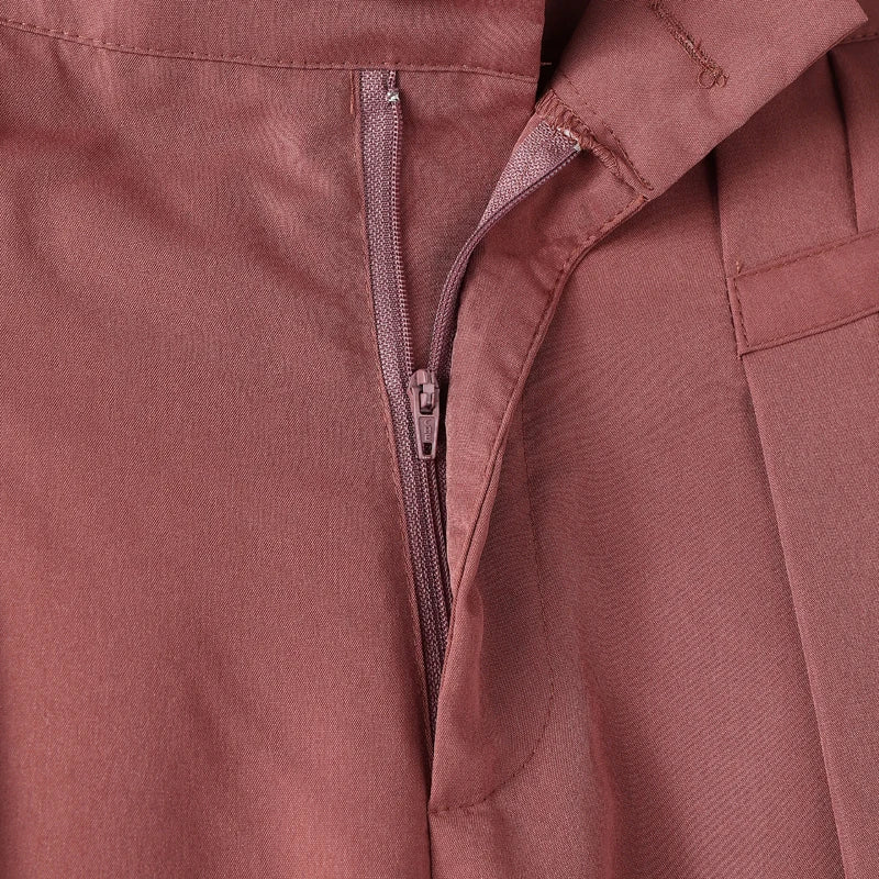 AIDASE  -  Men Wide Leg Pants Solid Color Button Joggers Loose Casual Trousers Men Streetwear Pleated Fashion Male Long Pants aidase-shop