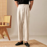 Aidase 2024 Italian Naples Casual Suit Pants Men's Straight Fit Business Pants Men's Social Trousers Office-trouser Retro Gentlemen's aidase-shop