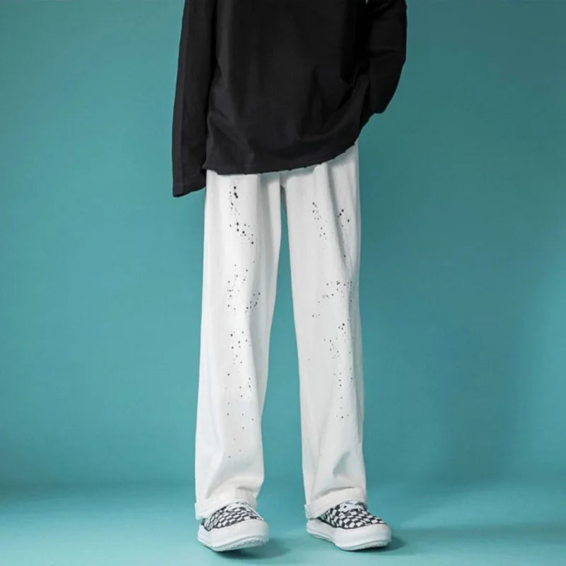 AIDASE  -  Men's Clothing Spring Summer New Arrival Fashionable Casual Versatile Loose Fit Slim Straight Leg Long Pants Comfortable aidase-shop