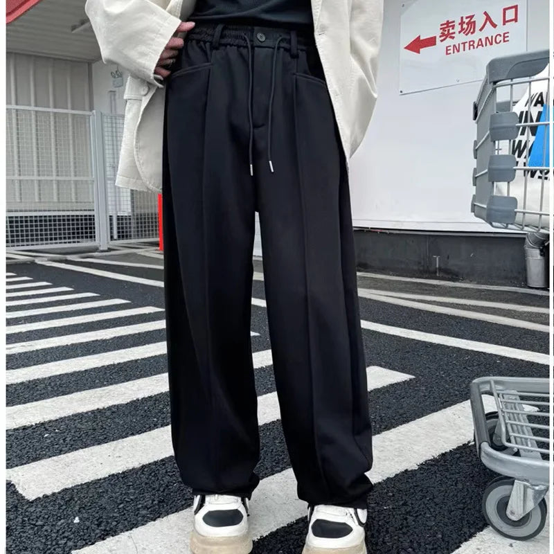 Aidase 2024 Spring Summer Men Loose Casual Straight Sport Pants Women Streetwear Trousers Cityboy Girls Jogger Sweatpants aidase-shop