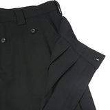 AIDASE  -  Spring Summer New Genderless Double-Layer Culottes Mens Fashion Trend Casual Deconstructed Pleated Trousers Straight Pants aidase-shop