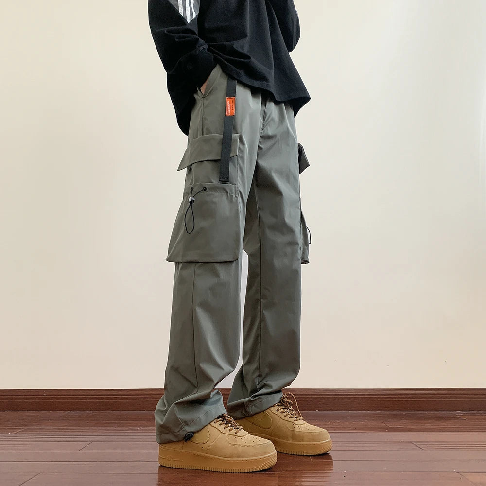 Aidase Patchwork Streetwear Harem Pants Men 2023 Overalls Mens Baggy Harajuku Cargo Pants Hip Hop Trousers Casual Track Pants aidase-shop