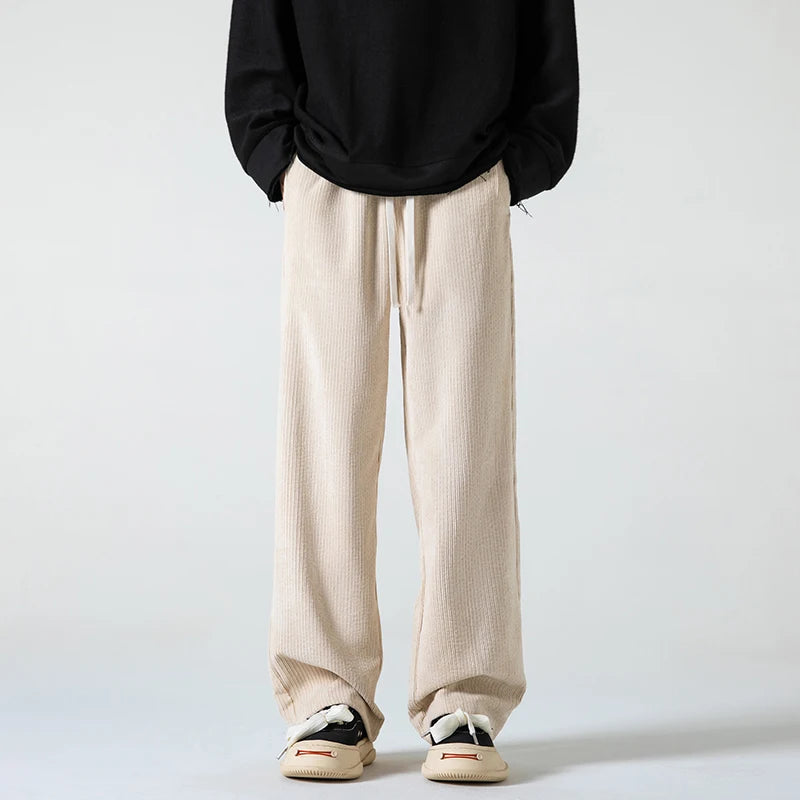 Aidase Men's Casual Wied Leg Pants Oversized Streetwear Pants Men Clothing Korean Fashion Mens Pants Joggers 5XL New Arrivals aidase-shop