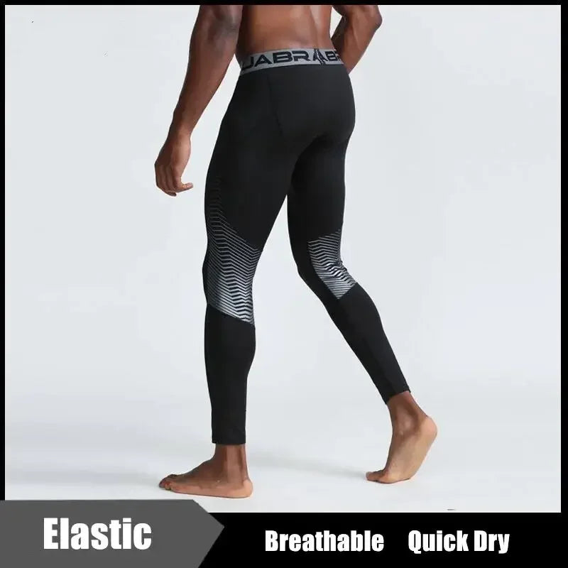 Aidase Mens Compression Pants Quick Dry Running Tights Man Legging Gym Training Jogging Pants Fitness Tight Trousers aidase-shop