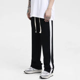 Aidase Korean Fashion Men Clothing Harajuku Straight Pants Spring Autumn New Streetwear Casual Contrast Striped Loose Wide Leg Trousers aidase-shop