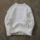 AIDASE  -  Men's clothing Winter Top Men's Rollneck Chunky Cable Sweater Vintage Base Knitted Sweater Casual Keep Warm Jumpers ropa hombre