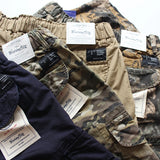 Aidase High Street Fashion Leaf Printed Shorts for Men Multi Pockets Loose Streetwear 24ss Y2k Youth Male Workwear Baggy Half Pants aidase-shop