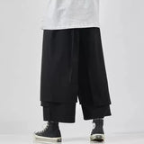 Aidase Cargo Pants Men Japanese Style Wide Leg Baggy Draping Work Out Trousers Stylish Streetwear Comfortable Chic Breathable Jogging aidase-shop