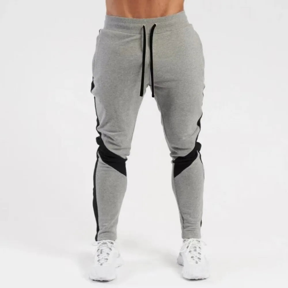 Aidase Mens Sports Joggers Casual Stitching Pants Fitness Men Sportswear Tracksuit Bottoms Skinny Sweatpants Gyms Track Pants aidase-shop