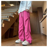 AIDASE  -  Men's Summer Thin Fashion Brand American Vibe Pants Loose Straight Wide-leg Casual Trousers aidase-shop