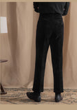 Corduroy High Waist Office Warm Casual Pant Italian Busines Pant Top Quality Straight Trouser Pant For Men Pantalon Para Hombres aidase-shop