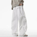 AIDASE  -  High Waist Men Sports Pants American Style Loose Draped Straight Wide Leg Casual Drawstring Trousers Autumn New 21E7679 aidase-shop