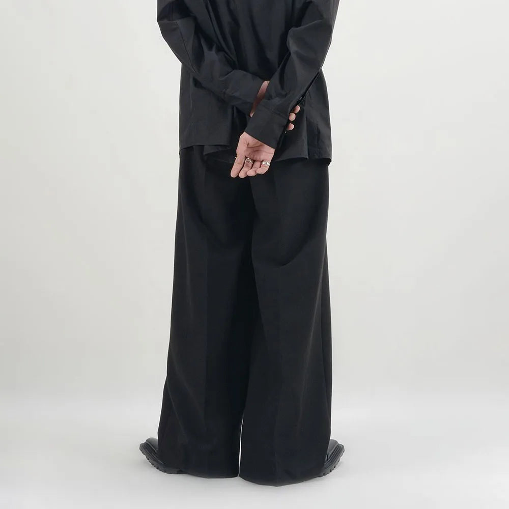 AIDASE  -  New Suit Pants Mens Dress Pants Loose Oversized  Wide Leg Pants Summer Casual Straight Retro Mopping Trousers Formal Trousers aidase-shop