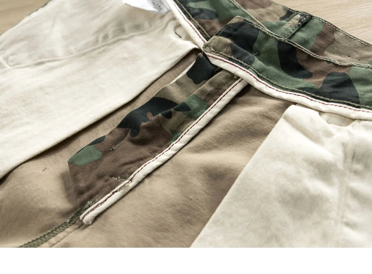 Aidase Summer Camouflage Shorts for Men American Casual Floral Slim Fit Capris Trendy Loose Fitting Workwear Half Pants 100% Cotton aidase-shop