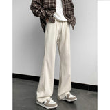 Aidase Spring Corduroy Pants Men Fashion Beige Black Flared Pants Men Street wear Korean Loose Casual Wide Leg Pants Men Trousers M-2XL aidase-shop