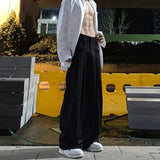 Aidase Trendy Men's Neutral High-end Trousers  Summer New Streamer Design Loose Casual Suit Pants Drape Straight Wide-leg Pants aidase-shop