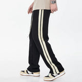 Aidase Korean Fashion Men Clothing Harajuku Straight Pants Spring Autumn New Streetwear Casual Contrast Striped Loose Wide Leg Trousers aidase-shop