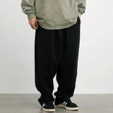 Aidase Men Twill Basic Casual Straight Pants Genderless Japanese Fashion Trend Simple Solid Color Comfortable Loose Trousers Unisex aidase-shop