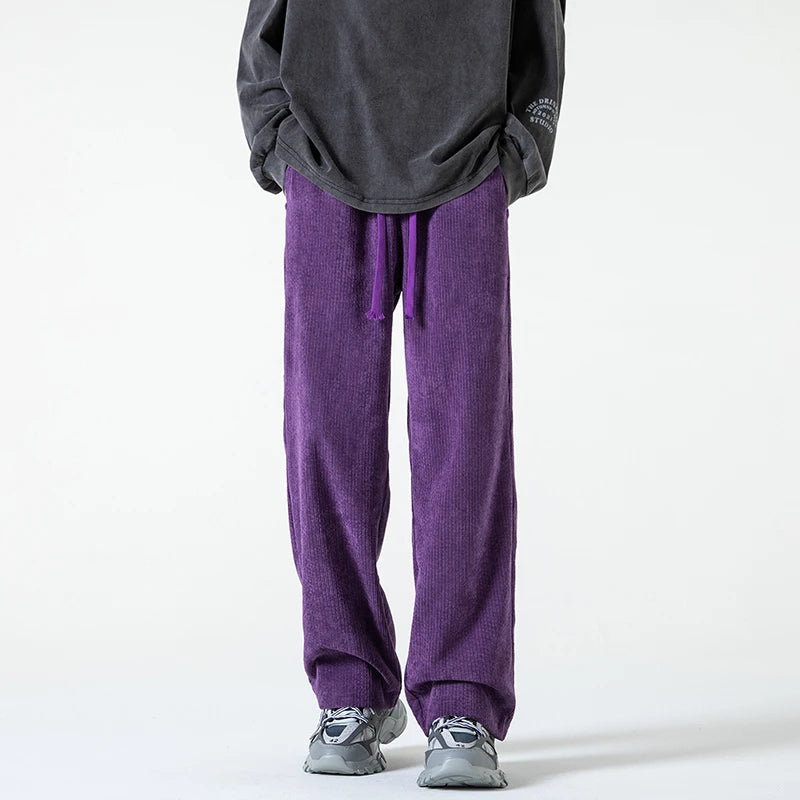 Aidase Men's Casual Wied Leg Pants Oversized Streetwear Pants Men Clothing Korean Fashion Mens Pants Joggers 5XL New Arrivals aidase-shop