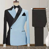 Aidase One Button Men's Suits New Design Costume Homme Peak Lapel 2 Piece Jacket Pants Full Sets Luxury Costume Homme Custom Blazer aidase-shop