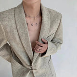 AIDASE  -  Spring And Summer New Men's Chinese Style Solid Color Suit Jacket Retro Elegant Luxury Casual Fashion Trend Simple Loose Men Top aidase-shop