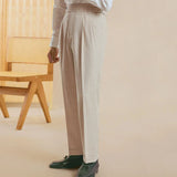 British Style Stripe Office Trousers Men Pant Trend Brand Fashion Casual Pant Pantalon De Vestir Hombre Trousers Pant For Man aidase-shop